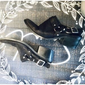 Urban Outfitters Leather Women’s Black Booties Size 8 GUC